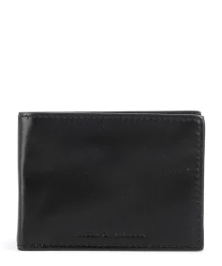 Wald RFID Geldbörse fein genarbtes Rindsleder schwarz