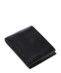 Wald RFID Geldbörse fein genarbtes Rindsleder schwarz