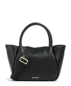 Wallis Raja Handtasche genarbtes Rindsleder schwarz