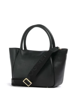 Wallis Raja Handtasche genarbtes Rindsleder schwarz