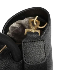 Wallis Raja Handtasche genarbtes Rindsleder schwarz