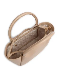 Wallis Raja Handtasche genarbtes Rindsleder hellbraun