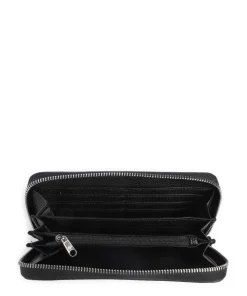 Wave Geldbörse Lederimitat schwarz