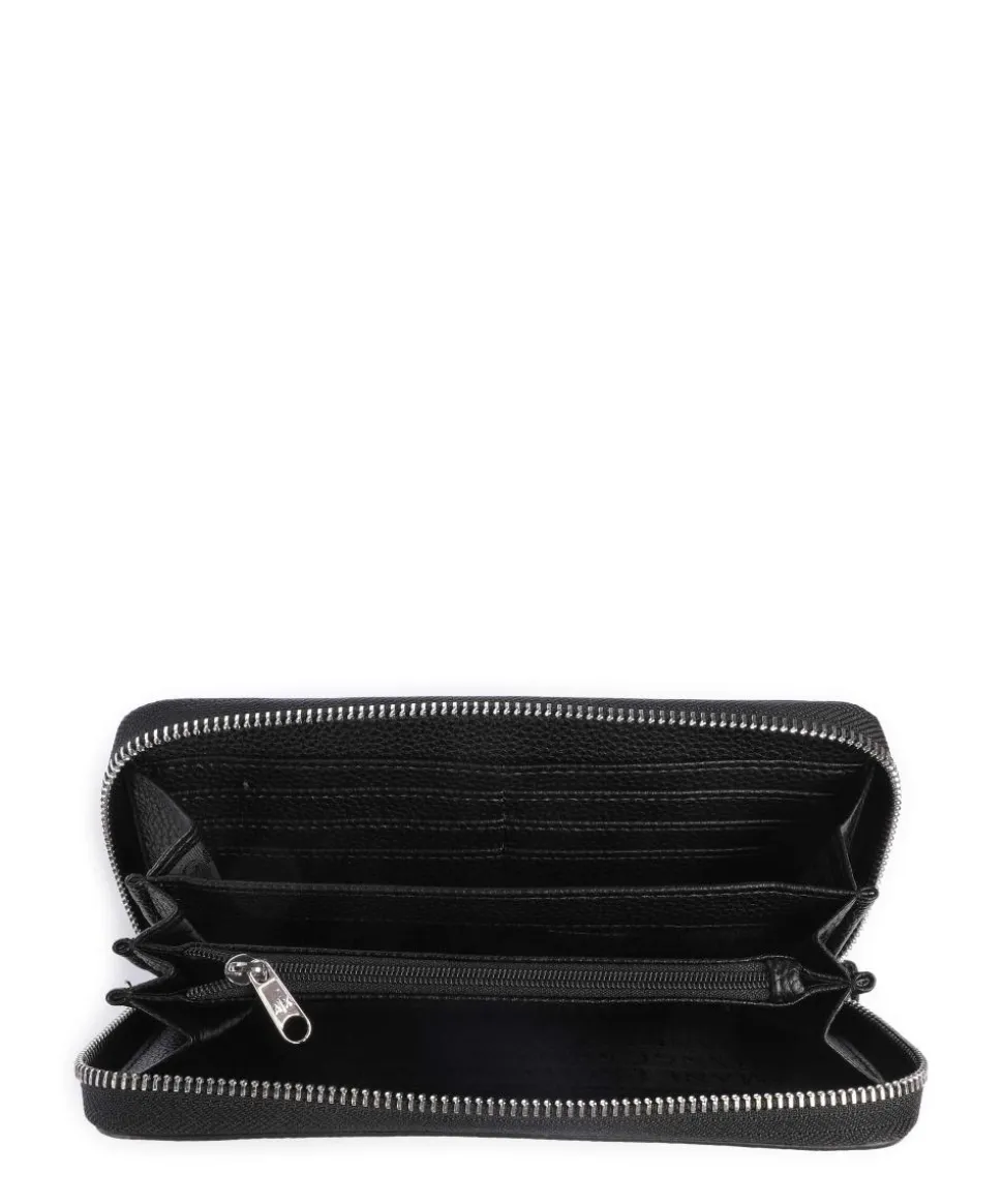 Wave Geldbörse Lederimitat schwarz