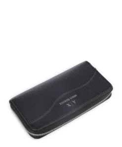 Wave Geldbörse Lederimitat schwarz