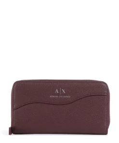 Wave Geldbörse Lederimitat dunkelrot