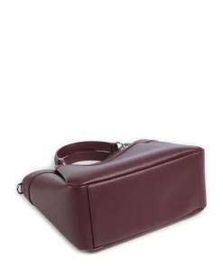 Wave M Handtasche Lederimitat wein