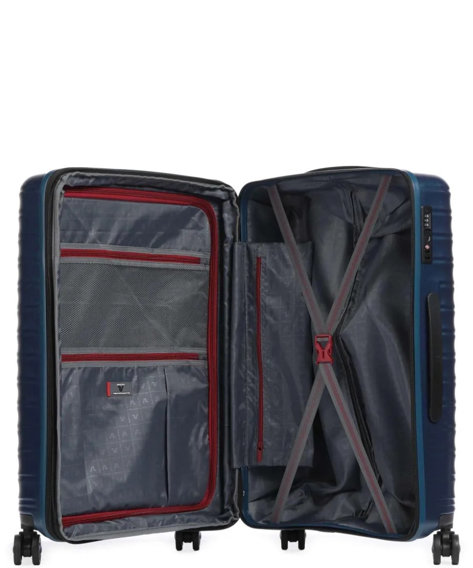 Wave 4-Rollen Trolley blau 66 cm