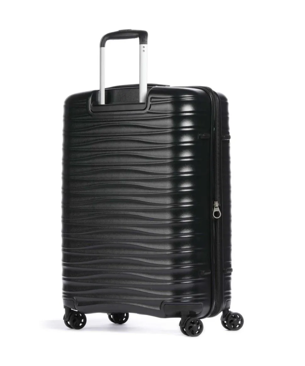 Wave 4-Rollen Trolley schwarz 66 cm