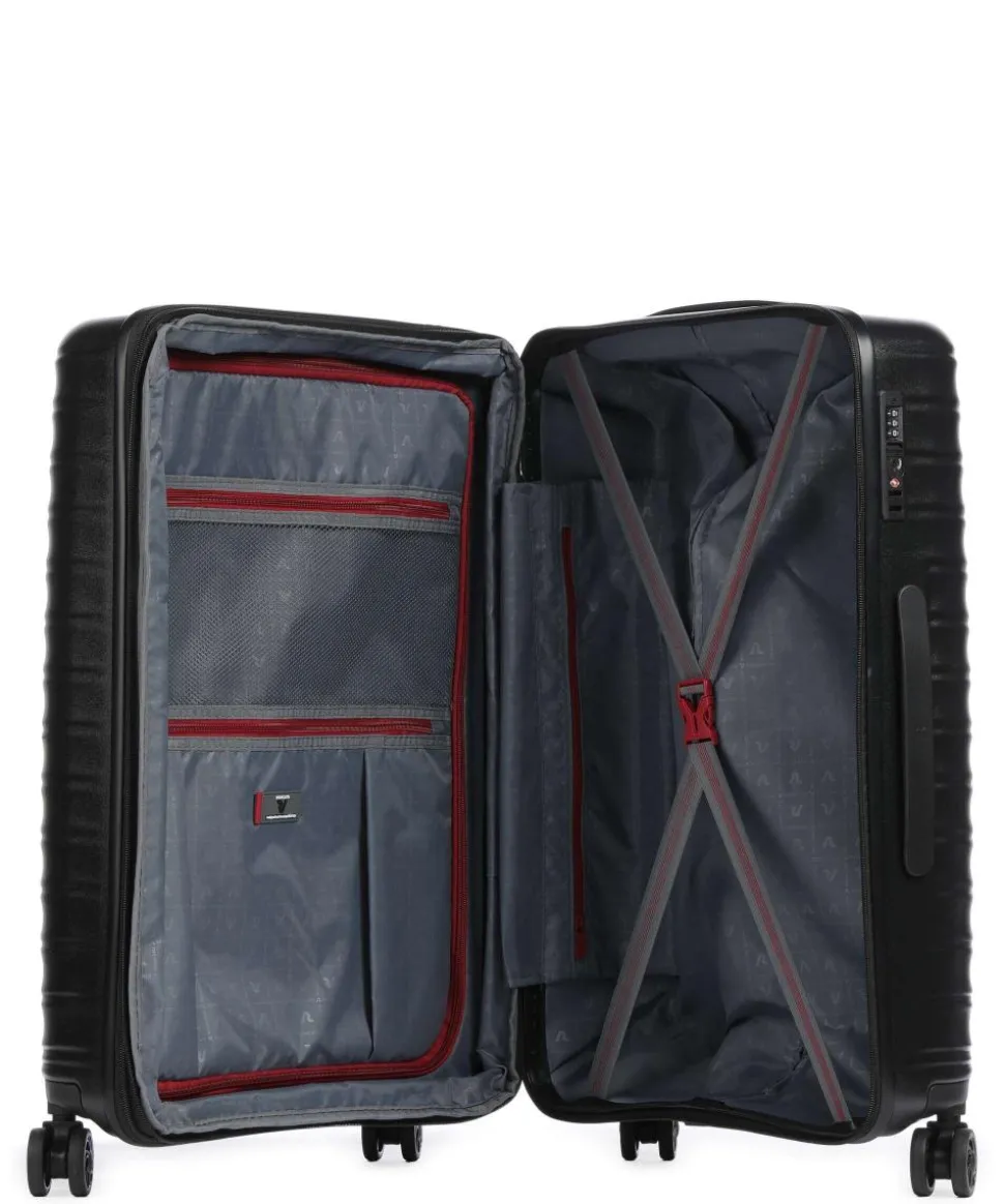 Wave 4-Rollen Trolley schwarz 66 cm