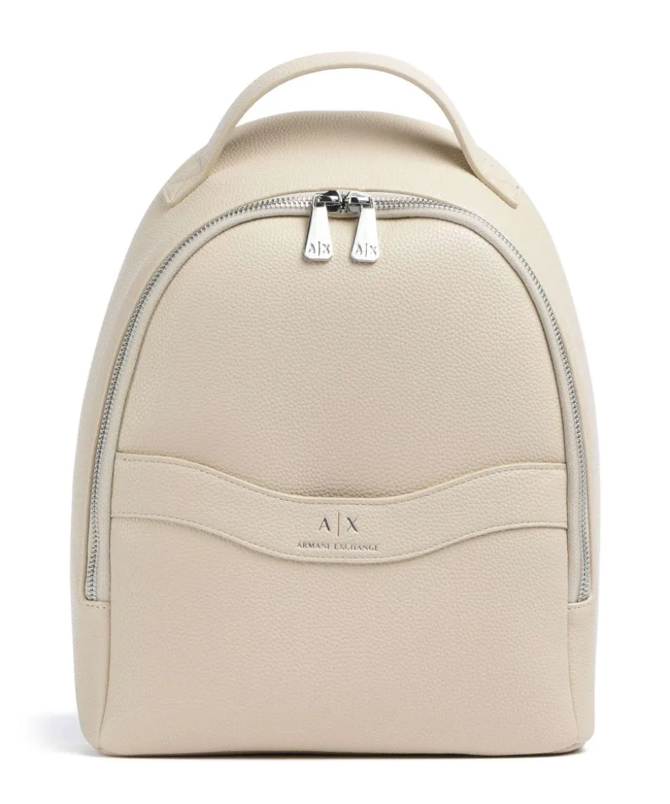 Wave Rucksack Lederimitat sand