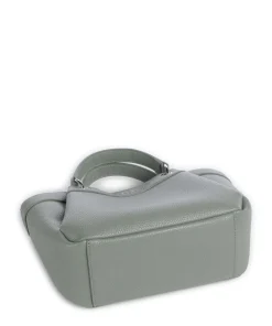 Wave S Handtasche Lederimitat graugrün