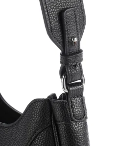 Wave S Umhängetasche Lederimitat schwarz