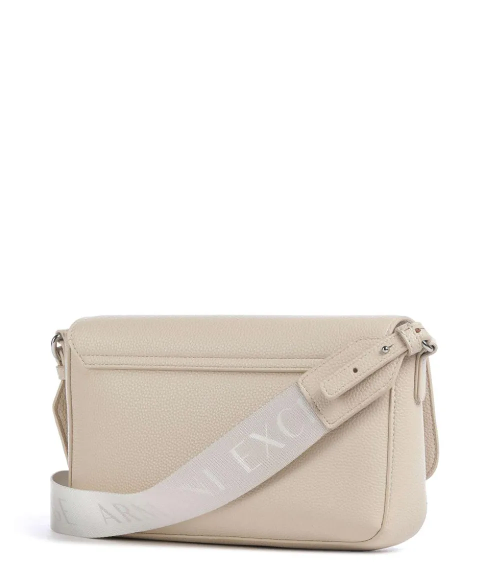 Wave Umhängetasche Lederimitat beige