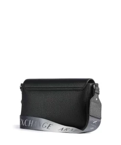 Wave Umhängetasche Lederimitat schwarz