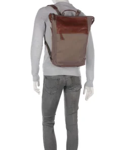 Wax Rucksack 14″ Textil braun