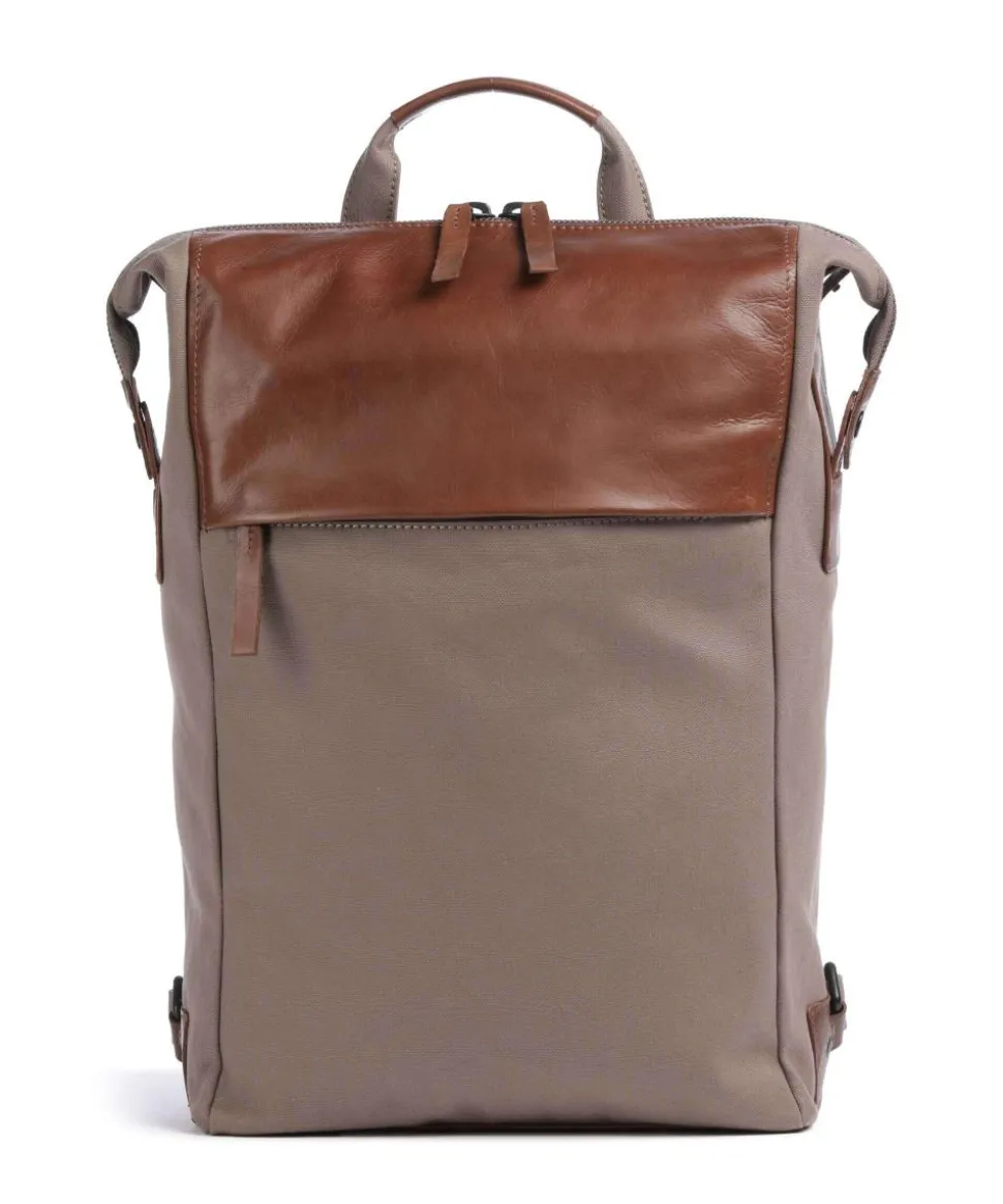 Wax Rucksack 14″ Textil braun