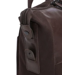 Wax Rucksack 14″ Textil dunkelbraun