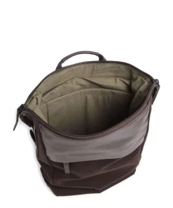 Wax Rucksack 14″ Textil dunkelbraun