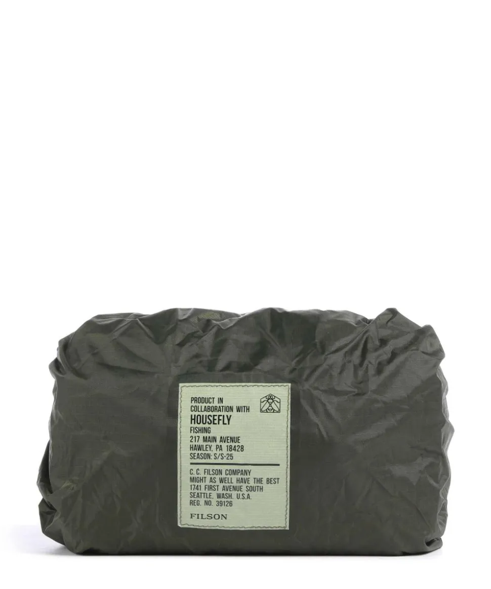 Waxed Cotton Gürteltasche Baumwolle khaki