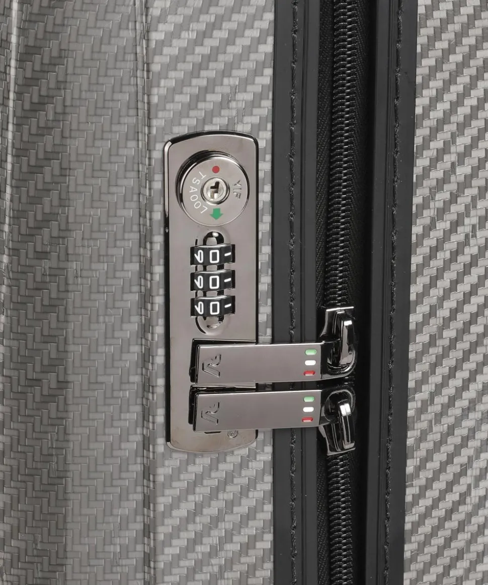 We Are Glam 4-Rollen Trolley platin 55 cm