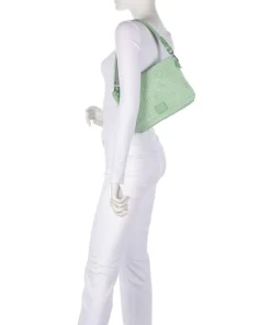 Weave Harmony Schultertasche Schafsleder mintgrün
