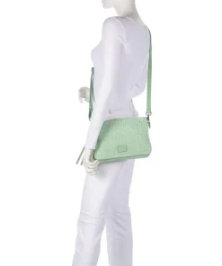 Weave Harmony Schultertasche Schafsleder mintgrün