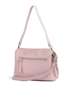 Weave Harmony Schultertasche aufgerautes Leder rosa