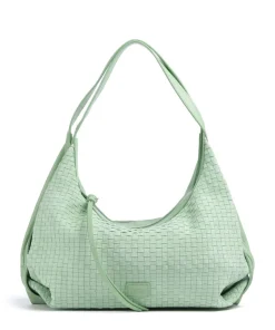 Weave Harmony Schultertasche Schafsleder mintgrün