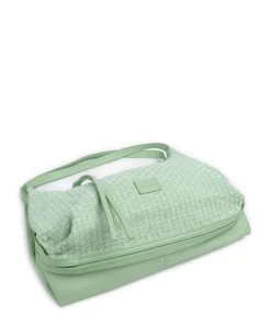 Weave Harmony Schultertasche Schafsleder mintgrün
