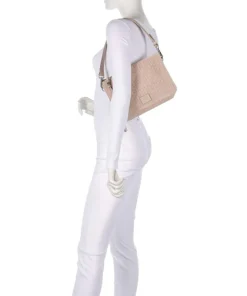 Weave Harmony Schultertasche Schafsleder nude