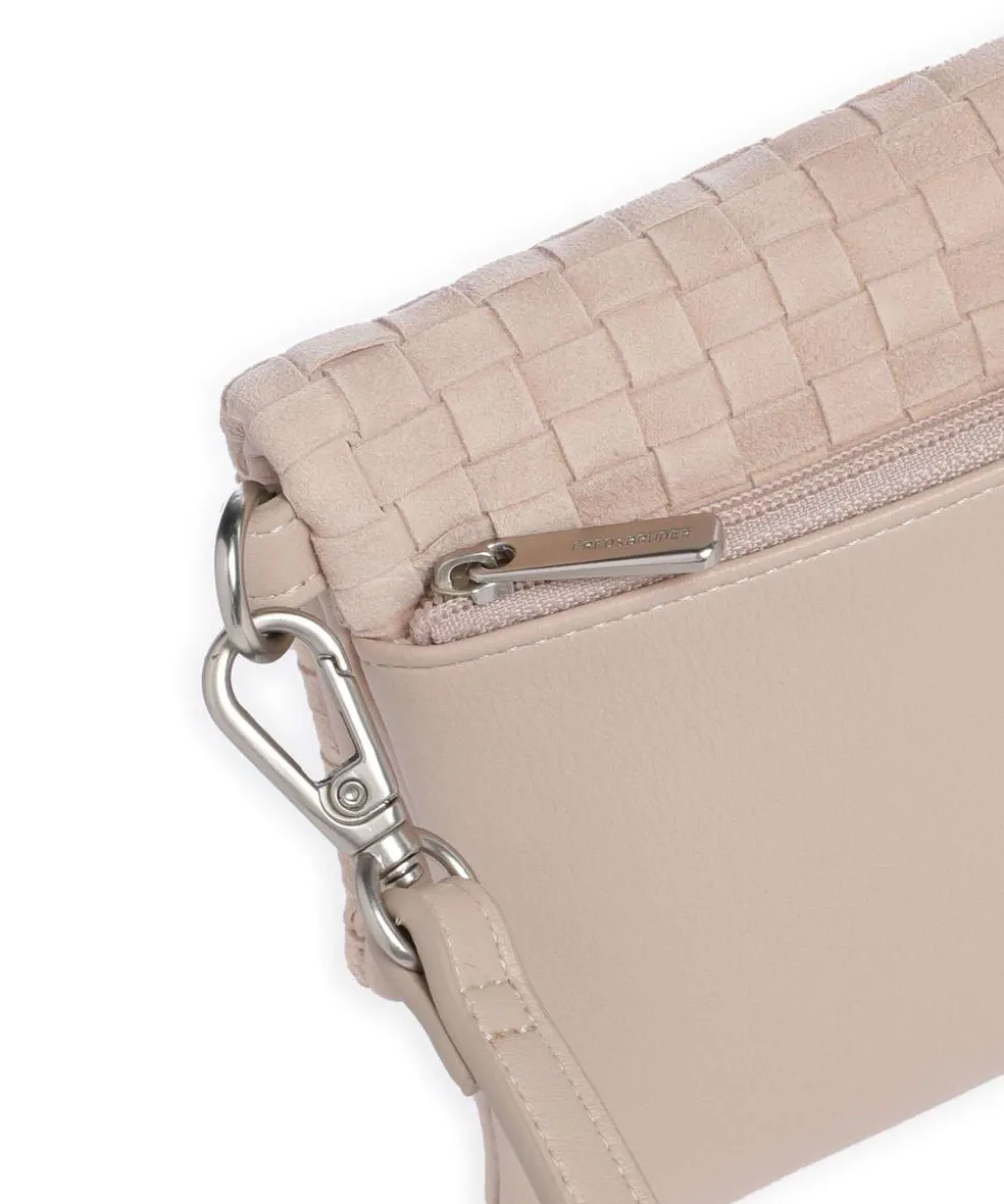 Weave Harmony Umhängetasche Schafsleder nude
