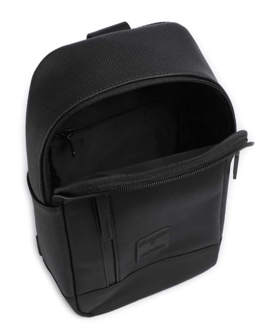 Westferry Slingbag Lederimitat schwarz