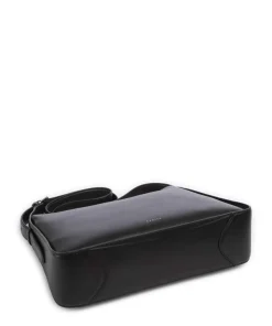 Westwell Lane Umhängetasche genarbtes Rindsleder schwarz