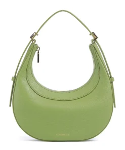 Whisper Schultertasche genarbtes Rindsleder grün