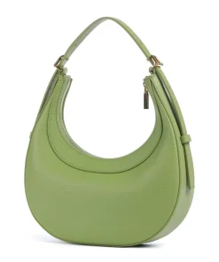 Whisper Schultertasche genarbtes Rindsleder grün