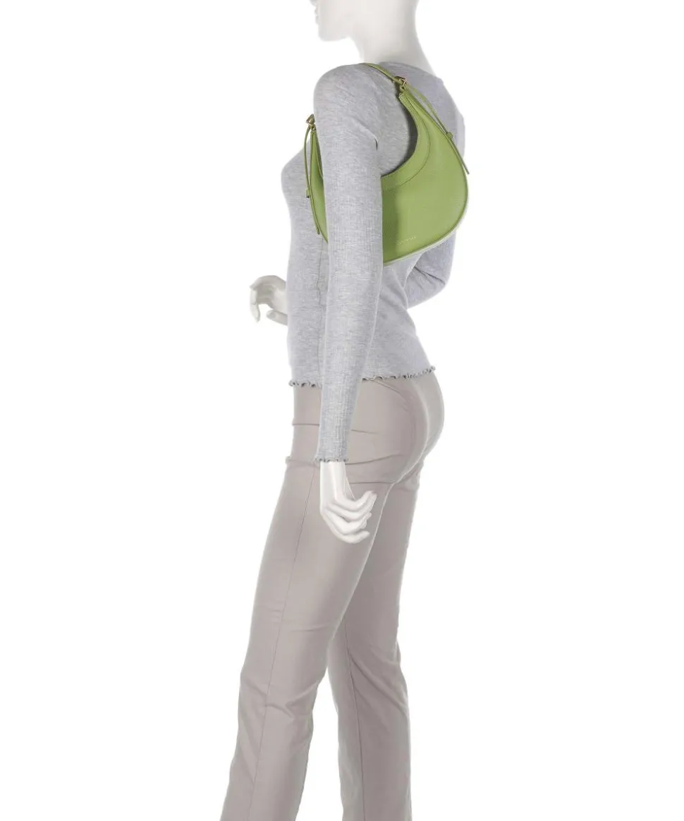 Whisper Schultertasche genarbtes Rindsleder grün