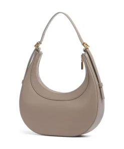 Whisper Schultertasche genarbtes Rindsleder taupe