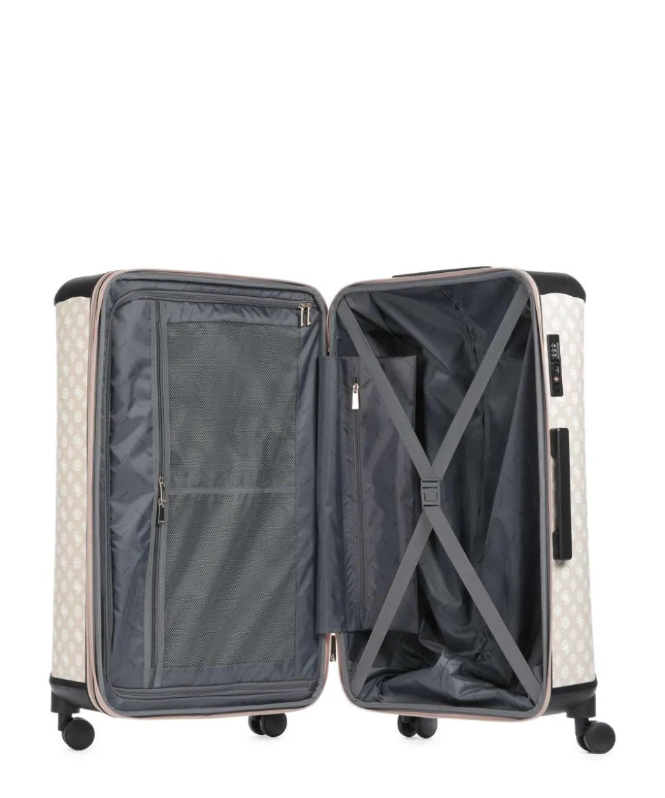 Wilder 4-Rollen Trolley beige 77 cm