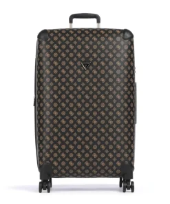 Wilder 4-Rollen Trolley dunkelbraun 77 cm