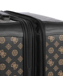 Wilder 4-Rollen Trolley dunkelbraun 77 cm