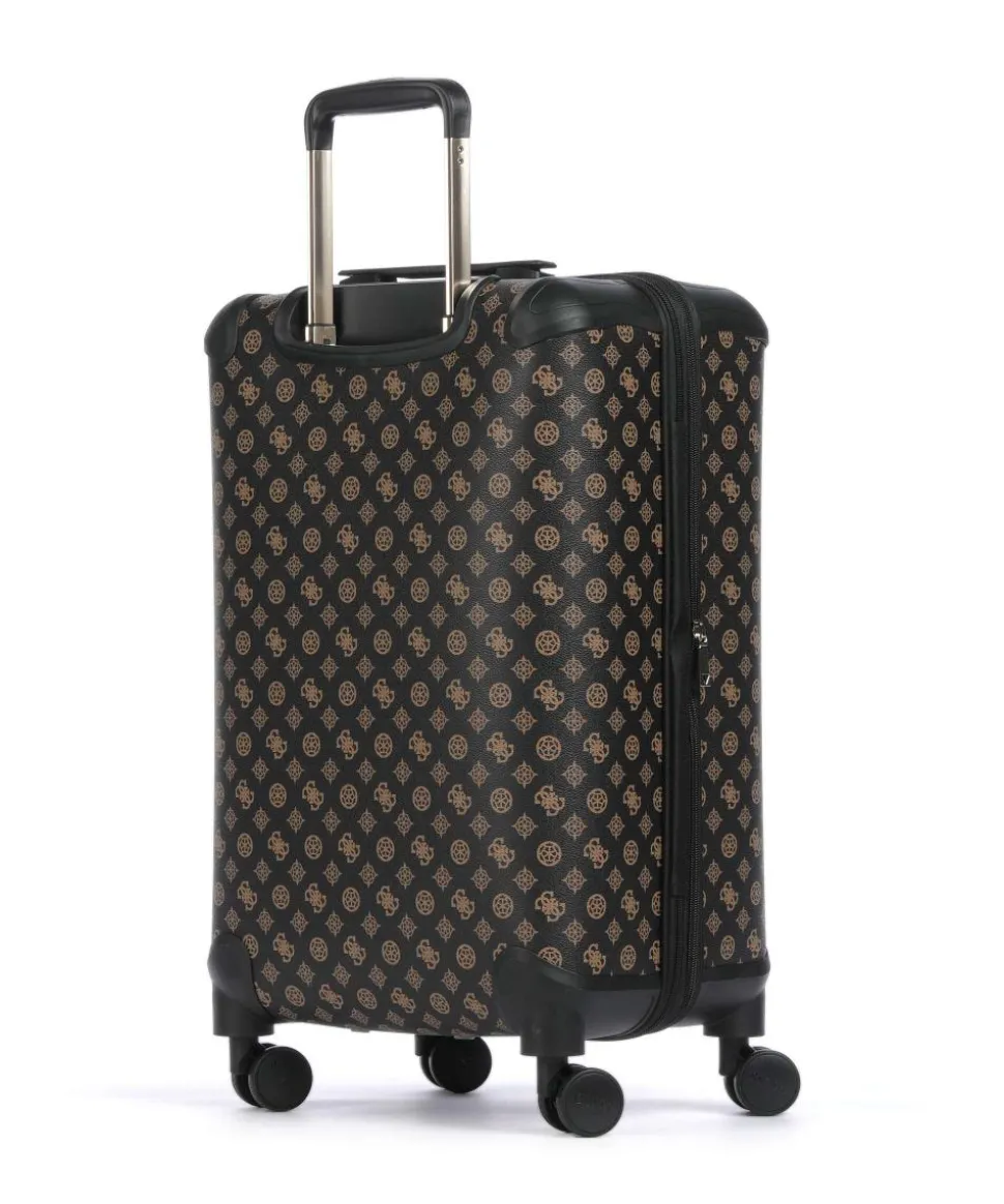Wilder 4-Rollen Trolley dunkelbraun 64 cm
