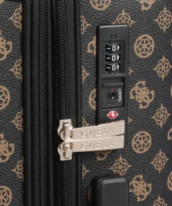 Wilder 4-Rollen Trolley dunkelbraun 64 cm