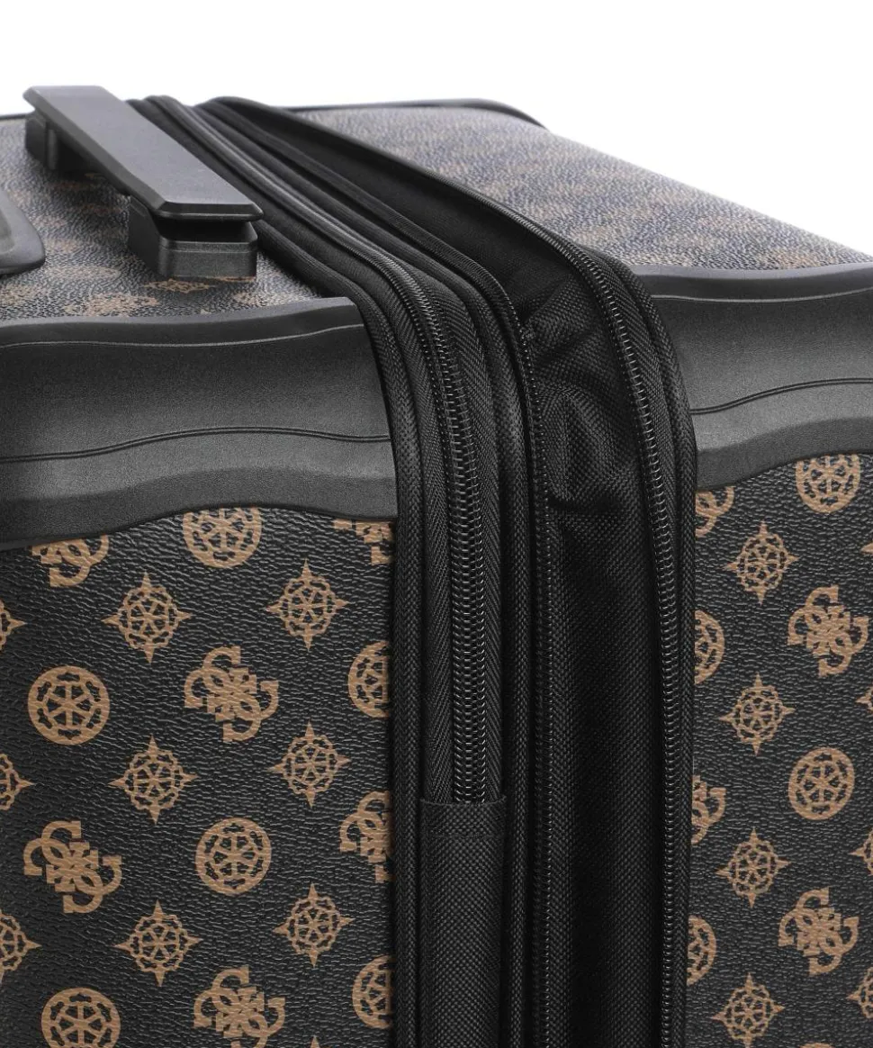 Wilder 4-Rollen Trolley dunkelbraun 64 cm