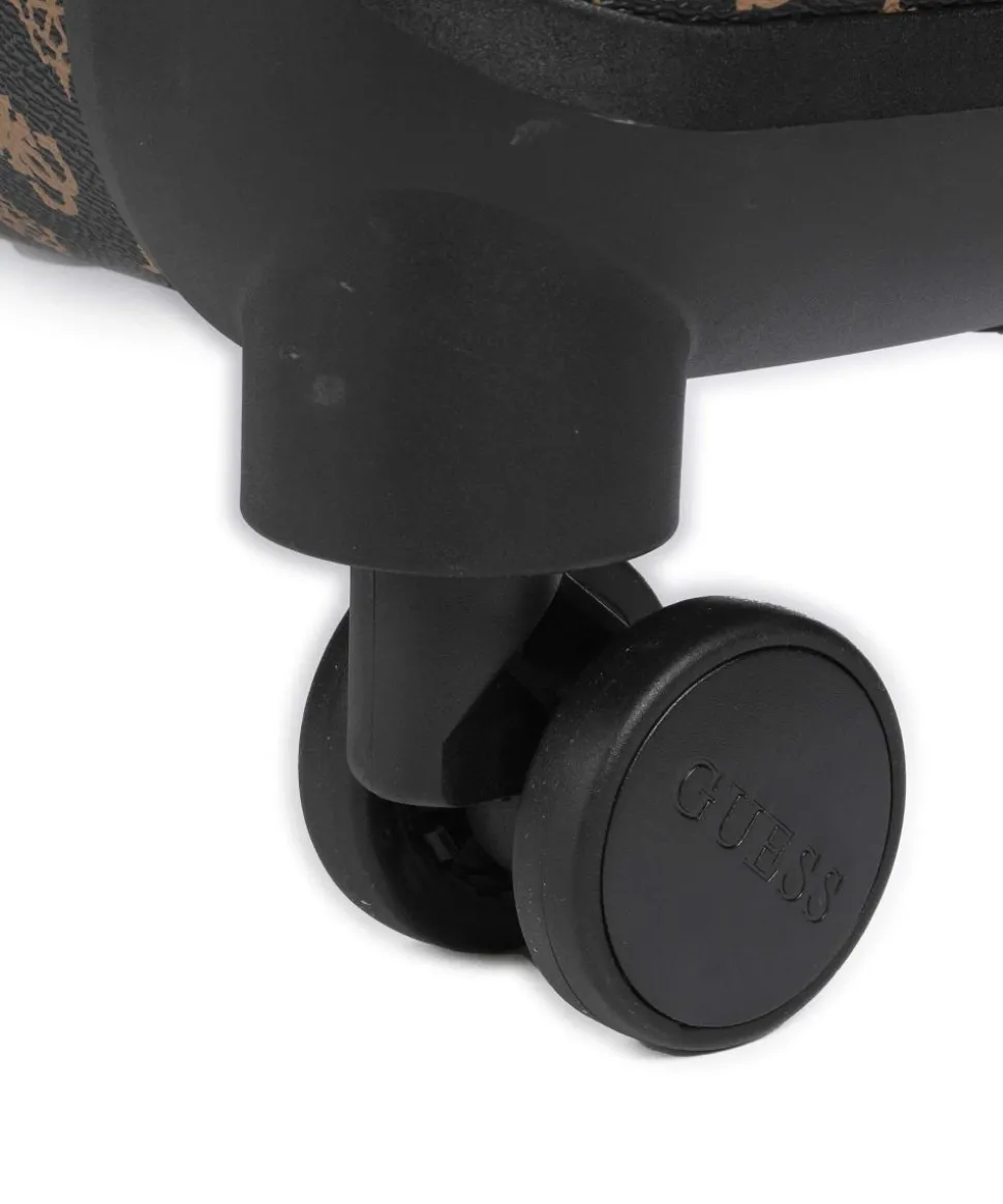 Wilder 4-Rollen Trolley dunkelbraun 64 cm