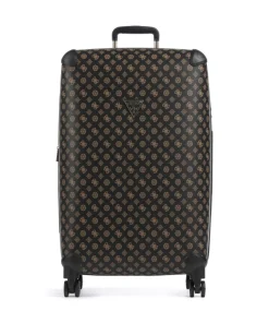 Wilder 4-Rollen Trolley dunkelbraun 77 cm