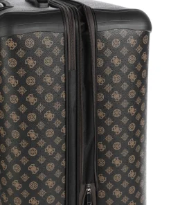 Wilder 4-Rollen Trolley dunkelbraun 77 cm