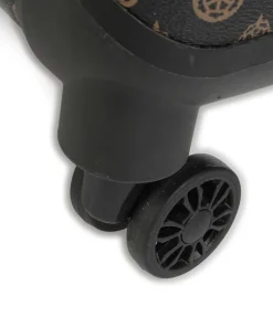 Wilder 4-Rollen Trolley dunkelbraun 77 cm