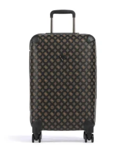 Wilder 4-Rollen Trolley dunkelbraun 64 cm