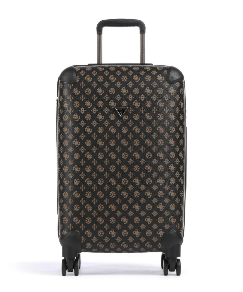 Wilder 4-Rollen Trolley dunkelbraun 64 cm